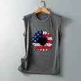 thumbnail image 4 of Chaleco estampado para mujer del Día de la Independencia, blusa de verano para niñas adultas Pompotops  FGAJ13638, 4 of 5