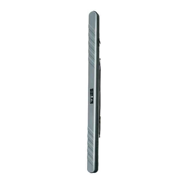 jinwen Étui pour Canne à Pêche Sac pour Canne à Pêche Devrait Sangle Sac à Main Coquille Rigide Fermeture Éclair Argent P