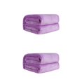 thumbnail image 4 of Wosthever Manta de franela portátil para adultos y niños, mantas de colores sólidos para viajar, suministros cálidos para mantener el calor, Type2 NO2, 4 of 6