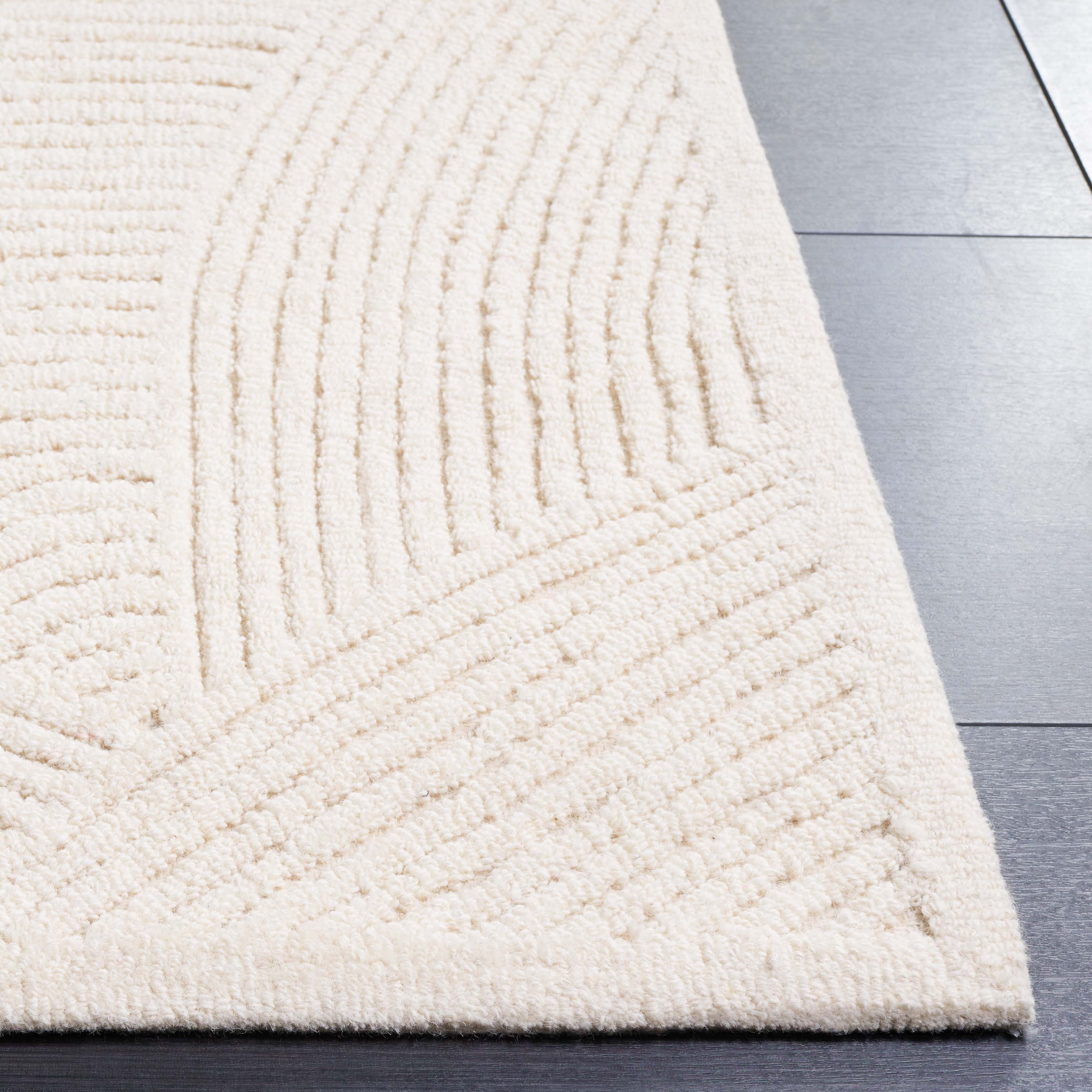 SAFAVIEH Textural Ifrit Geometric Area Rug, Ivory, 6' x 9'