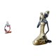thumbnail image 1 of Estatua de mujer, adorno de resina, figura tribal africana, pensativa sentada, escultura de poliresina hecha a mano, ideal para decoración del hogar o, 1 of 8