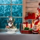 thumbnail image 4 of Crea un adorno navideño invernal de Papá Noel en acrílico 2D para decoración festiva del hogar. Regalo perfecto para decoración navideña. Plato acrílico de pie., 4 of 6
