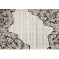 thumbnail image 2 of Elizabeth Sutton VE65A Over The Moon Floral Modern Cream Area Rug, 2'0" x 4'0", 2 of 6