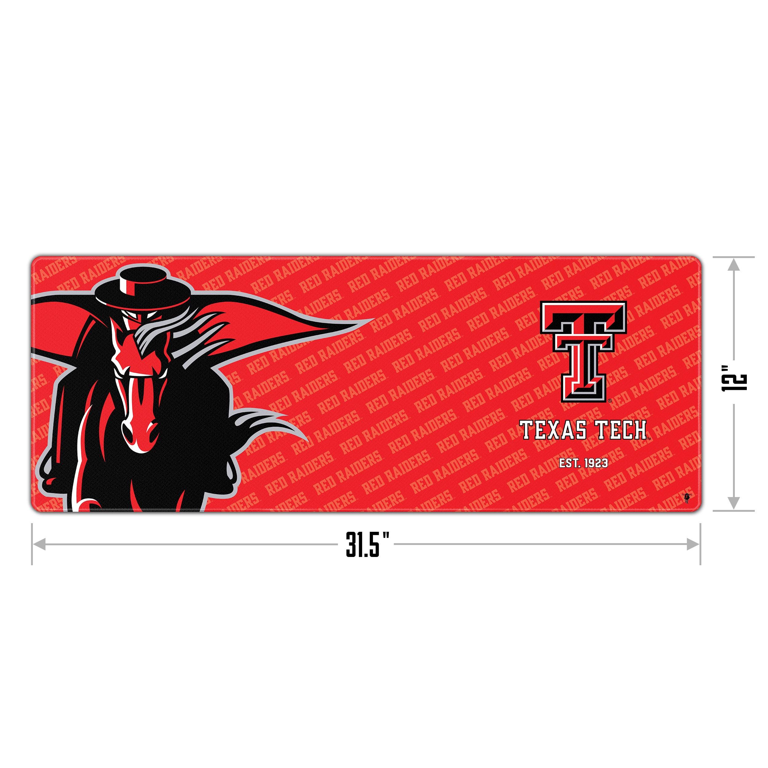YouTheFan NCAA Texas Tech Red Raiders Logo Series Desk Pad SMU