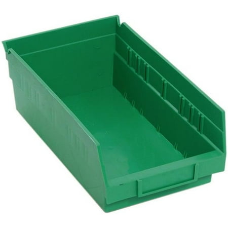 

Economy 4 in. Shelf Bin Green - 11.62 x 6.62 x 4 in.