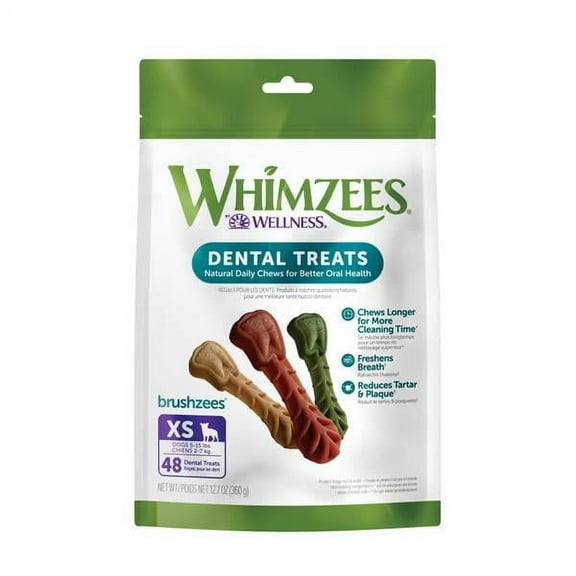 Whimzees 12.7 oz Extra Small Breed Natural Grain Free Dental Dog Chews