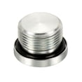 thumbnail image 5 of Tapa de ajuste de tubo de cabeza hexagonal interna Uxcell, tapón de socket de acero con rosca macho para terminar el extremo del tubo M24*1.5 3, 5 of 5
