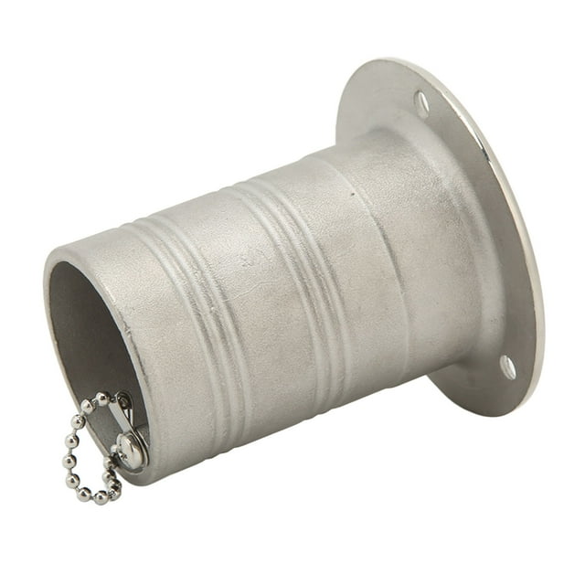 Stainless Steel Marine Filler Ports, Prevent Loss Rustproof Deck Filler Port Exquisite 50mm For Boats Fuel For Trailer Boat Engine Parts