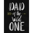 thumbnail image 5 of Wild One Kid Dad Shirts Mom Tank Top Matching Family Birthday Shirts Outfits Set Men Black XX-Large / Women Black XX-Large / Kid Black 24M, 5 of 7