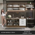 thumbnail image 5 of Cocina Integral 260cm Marrón/Blanco Agata Madesa, 5 of 5