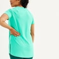 thumbnail image 2 of Women's Tek Gear® Essential Short Sleeve Tunic Tee Color: Mineral Black Size: SMALL, 2 of 4