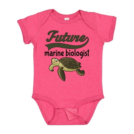 

Inktastic Future Marine Biologist Turtle Gift Baby Boy or Baby Girl Bodysuit