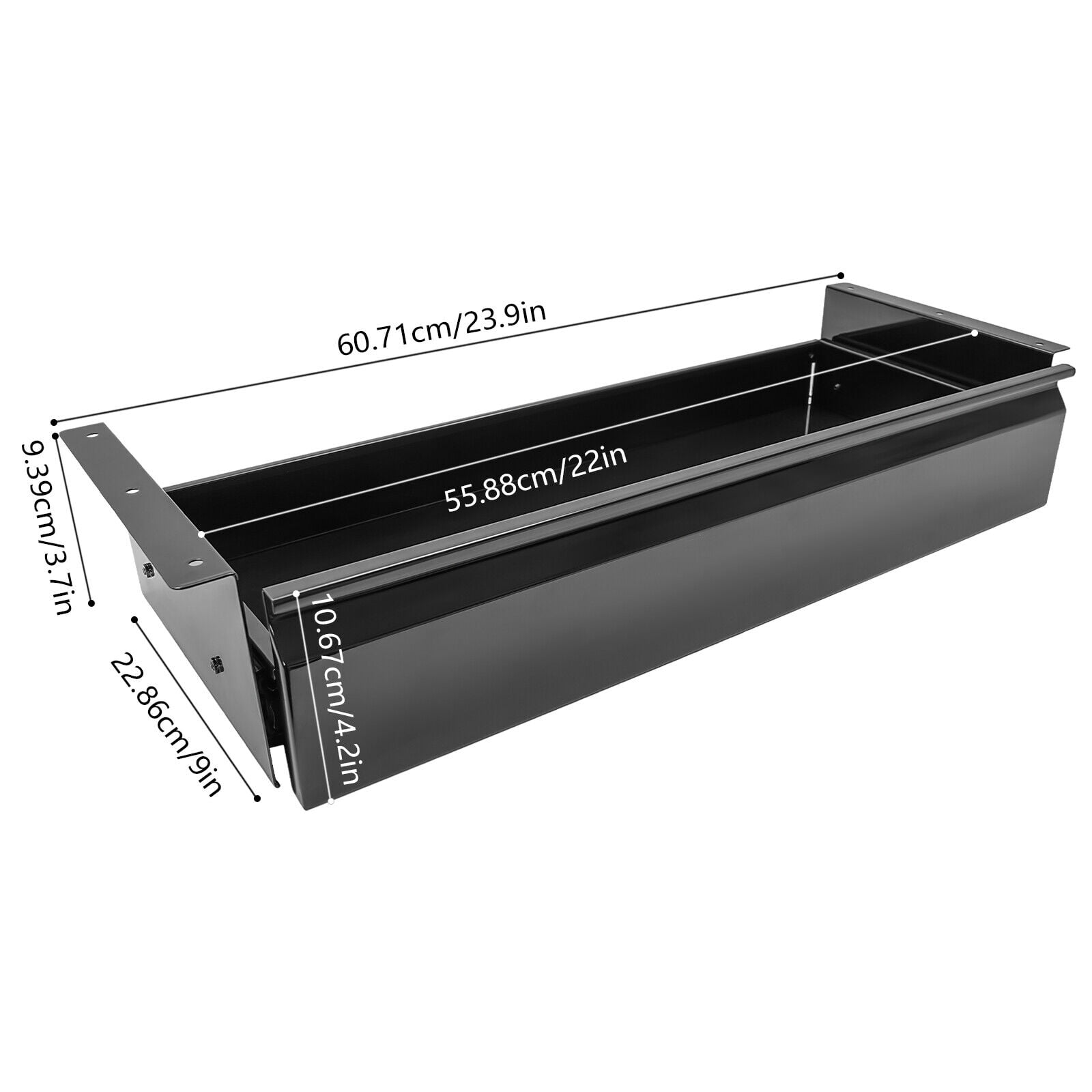 22 inch Sliding Pull-out Under Table Drawer for Office Desk Shallow Storage Organizer