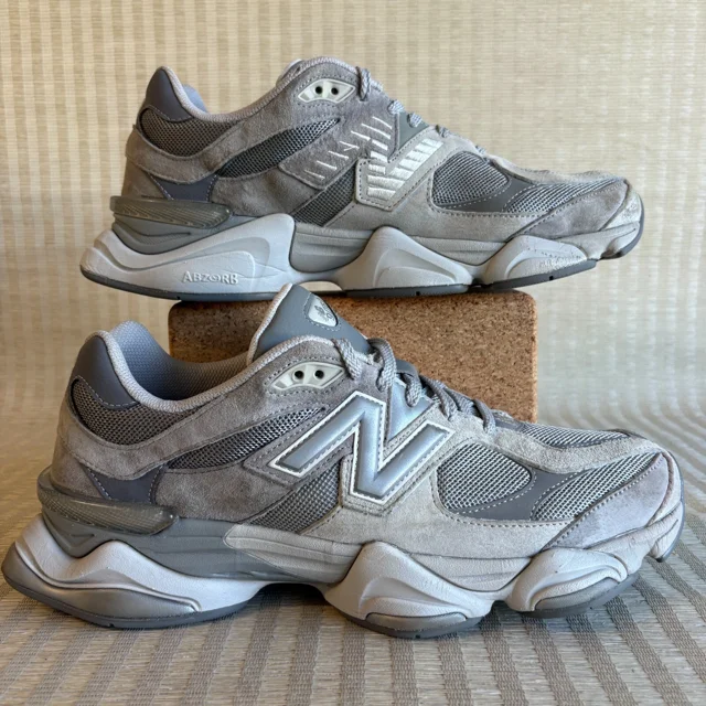 New Balance Mens 9060 U9060GG Shadow Grey Suede Comfort Shoes Sneakers Size 13