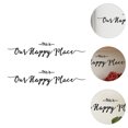 thumbnail image 3 of 2pcs This is Our Happy Place Family Wall Decals Vinyl Wall Lettering Home Decors, 3 of 8