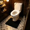 thumbnail image 3 of Non Toilet Floor Mat 16x20,Bath Rug Around Toilet Base,U Shaped Bathroom Floormat,Memory Foam Toilet Floor Rug,Machine Washable, 3 of 7