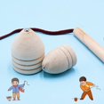 thumbnail image 3 of Fingertip Gyro Toy Spinning Top Rotating Cone Shape Whipping Entertainment Wooden Nostalgia Traditional Toy Kids Toys, 3 of 5