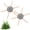 2pcs, variant on Mower Blade Replacement Kit, Durable 6-Line String Lawn Mower Blades for Garden, Yard & Lawn Maintenance, Easy Install