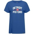 thumbnail image 2 of Women's Levelwear Blue Detroit Pistons Influx T-Shirt, 2 of 3