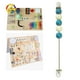 thumbnail image 1 of Montessori Busy Board Hugo Juguete de habilidades motoras Tablero ocupado Azul, 1 of 10