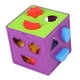 thumbnail image 5 of Caja de juguete clasificador de formas geométricas Sunnimix cubo colorido para bebés, 5 of 8