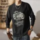 thumbnail image 4 of Tendencias de moda 2024 Sudaderas holgadas con estampado para hombre, ropa de lujo coreana Y2k, camiseta elástica estética XL para hombre, 4 of 5