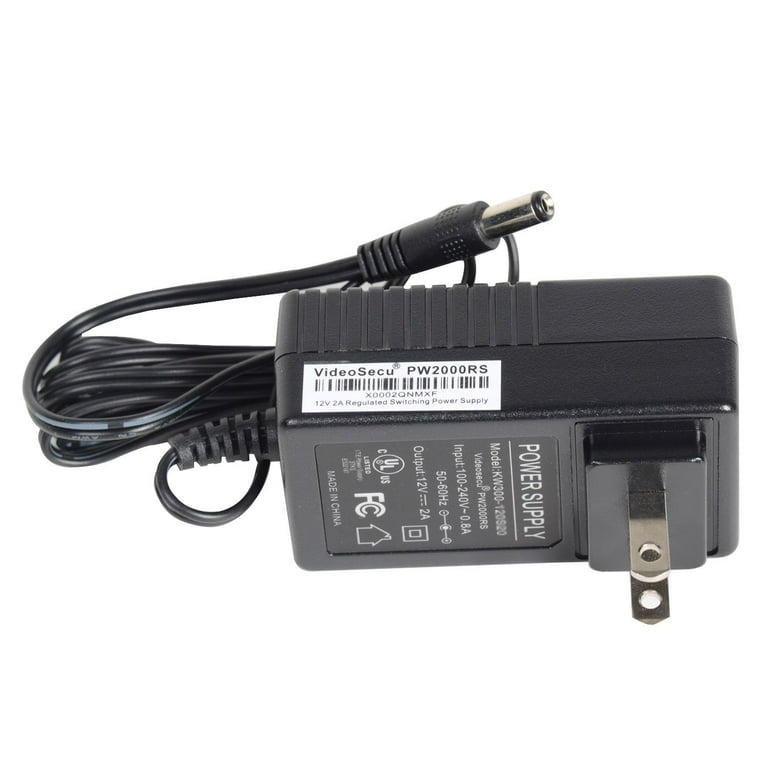 12V 3A POWER SUPPLY with 5.5mm OD/2.1mm ID DC Jack - US version