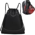 thumbnail image 5 of Bolsa de béisbol con cordón para niños y niñas, mochila de softbol plegable, bolsa de gimnasio, bolsa de T-Ball y bate con bolsa de malla de bola desmontable, 5 of 5