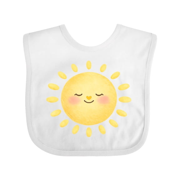 Inktastic Happy Sun Boys or Girls Baby Bib