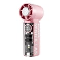 thumbnail image 2 of Hovilon K824 Thermoelectric Cooling Handheld Fan with 199 Speeds, 3000mAh Battery, Digital Display, Portable Mini Ice Fan for Travel Outdoor Sports Personal Cooling Pink, 2 of 5
