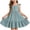 Sky Blue, variant on Edvintorg Dress for Girls Cute Sleeveless Loose Princess Dress for Vacation Beach Kids Clothes Girls Size 1-8