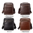 thumbnail image 4 of Sac à Bandoulière pour Homme Vintage Grande Capacité Sac à Main Bandoulière Sac Cartable, 4 of 6