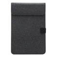 thumbnail image 2 of Writing Board - A6 Clipboard - Leather Business Folder with Paper Clip - Hard Document Organizer for Office Daily Use - 1 Piece - Black, 2 of 8