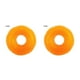 thumbnail image 2 of Greeniant Pet Chew Toy Training Squeak Ring Ball TPR Molar Sound Interactivo Juego Juguete, Naranja, L naranja L 2piezas, 2 of 6