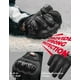 thumbnail image 3 of Guantes de moto KEMIMOTO con pantalla táctil para hombres/mujeres negros, 3 of 6
