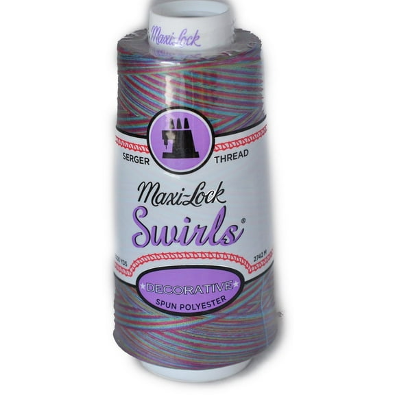 Maxi Lock Swirls Tie Dye Punch Serger Thread 53-M56