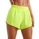 thumbnail image 1 of Shorts CRZ YOGA cintura media 10 cm con abertura y malla neón amarillo XL, 1 of 5