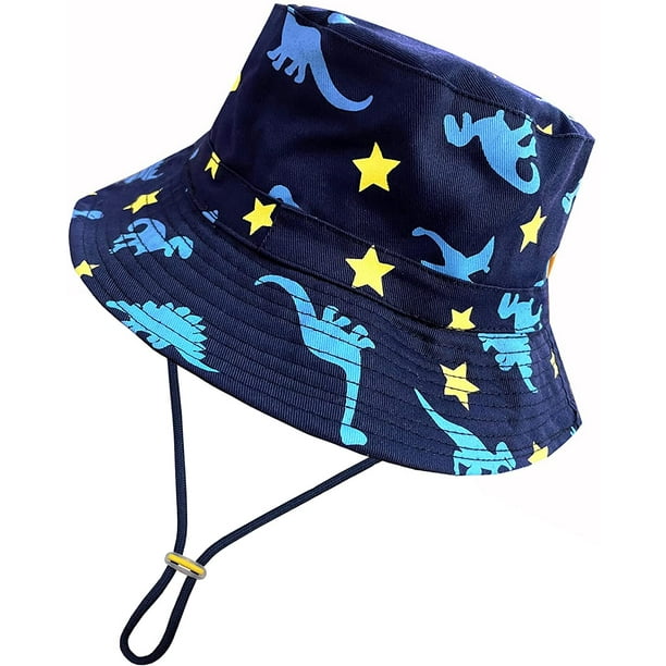Kids Fishing Hat Children Sun Hat for Toddler Boys Girls Wide Brim  Adjustable Bucket Hat for Summer Outdoor Sports