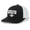 Black/White, variant on Mens Gen X Hat Generation X 1965-1980 Mesh Back Trucker Hat, Loden/Black