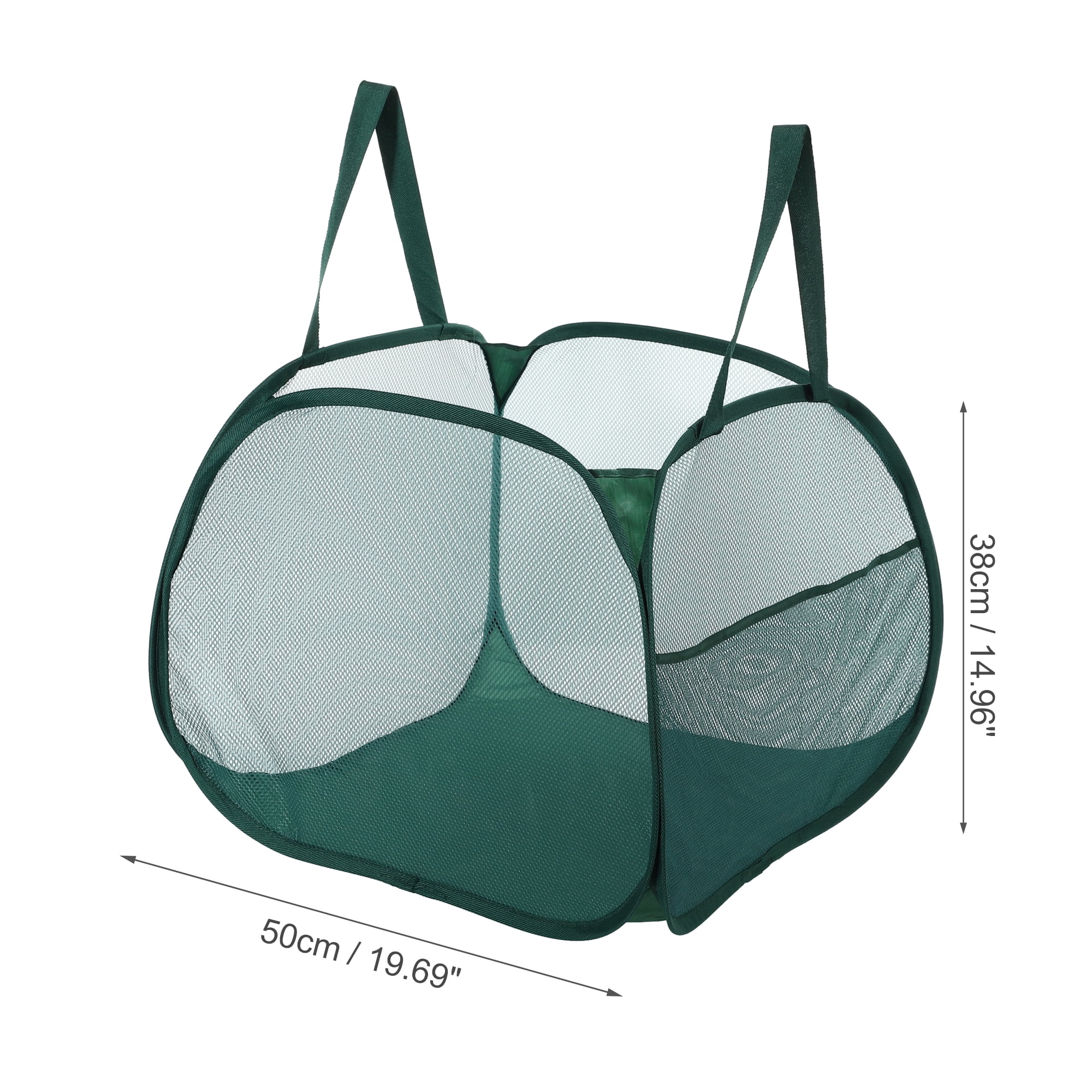 Unique Bargains Hamper Basket for Bathroom 1 Pc Green