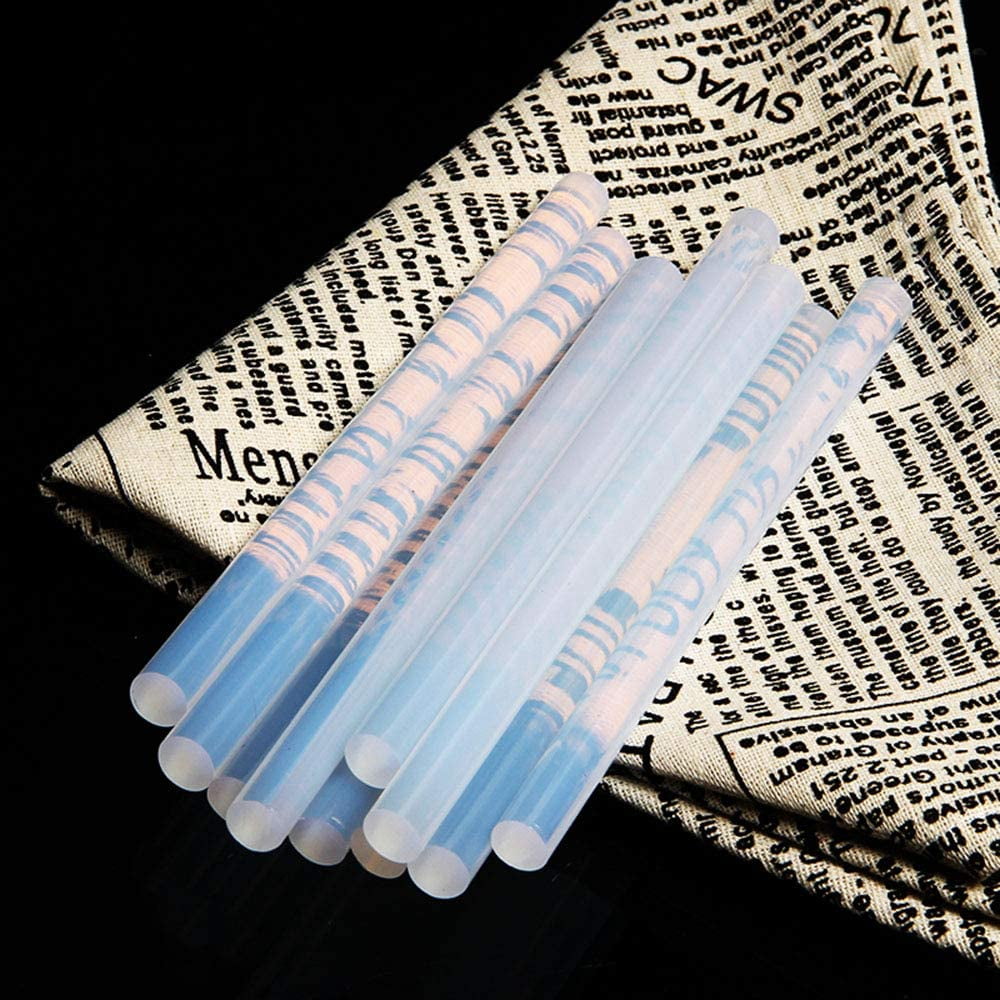 FireBee Large Hot Glue Sticks 50 Pcs Full Size Clear for Big Hot Glue Guns 8" Long 0.43" Diameter