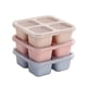 thumbnail image 2 of Juego de cajas bento apilables, caja de bocadillos, caja bento para microondas para adultos, viaje bento, 2 of 7