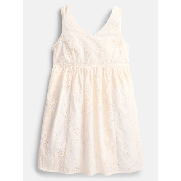 Weekend Academy Girls Sleeveless Eyelet Dress, Sizes 4-18