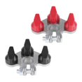 thumbnail image 4 of 2 piezas Terminales de batería de conexión múltiple 3 vías Construcción de zinc Bolt de acero inoxidable, 4 of 8