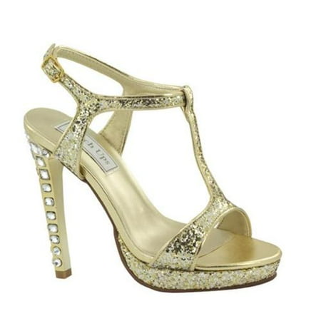 Benjamin Walk 548MO_08. 0 Darcy Shoes in Gold Metallic /Glitter- Size 8
