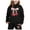 Black, variant on WOYY Toddler Girls Sweatsuits Cherry Print Hoodie Jogger Pants Outfit Set, Sizes 2-3T