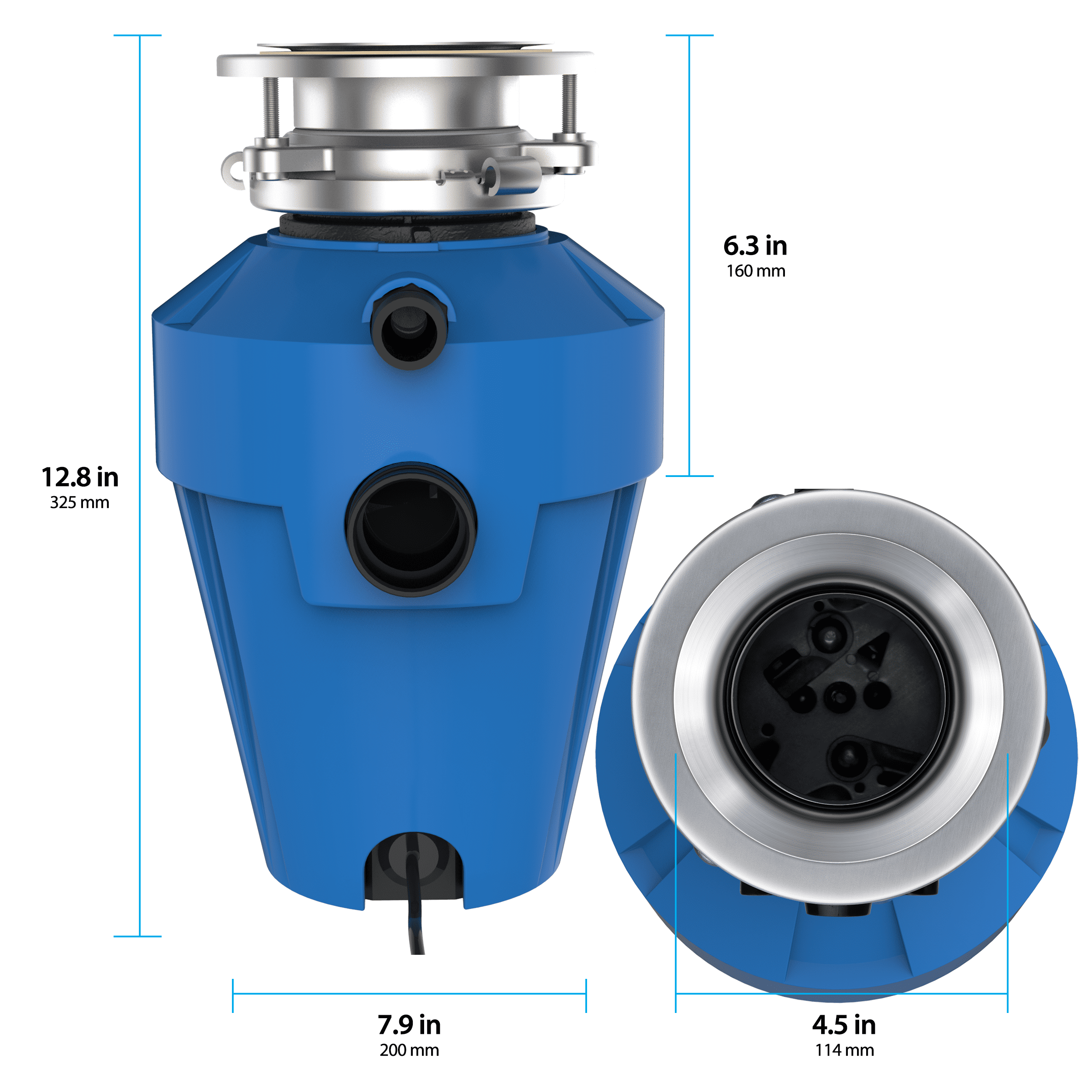 American Standard Elite Mid-Duty 1/2 HP Garbage Disposal ASE-70