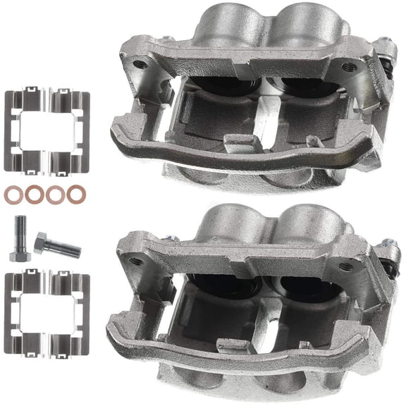 A-Premium Brake Caliper Assembly Replacement for Ford F-150 2009 Lobo 2009-2014 Front Driver and Passenger 2-PC