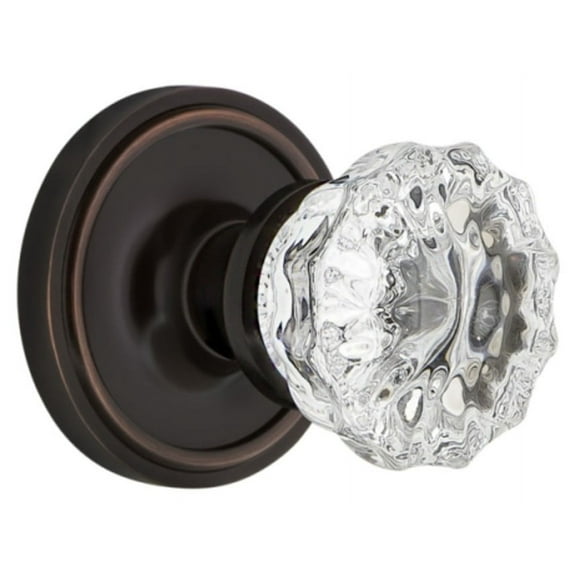 Nostalgic Warehouse Clacry_Prv_238_Nk Vintage Crystal Knob - Bronze