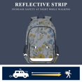 thumbnail image 5 of FORMRS School Backpack 17" Student Travel Bag with Laptop Compartment, Yellow Floral, 5 of 7